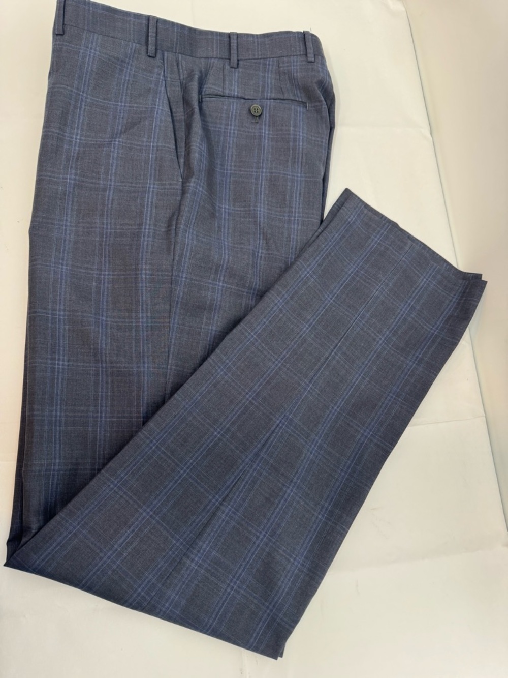 Canali Men’s Dress Pants W33 L36.5 Windowpane Wool
